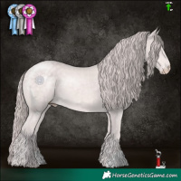 Horse Color:Platinum Chocolate Perlino