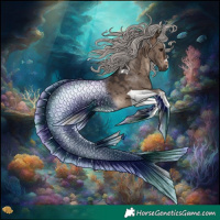 Horse Color:Silver Brown Dun Tobiano Brindle