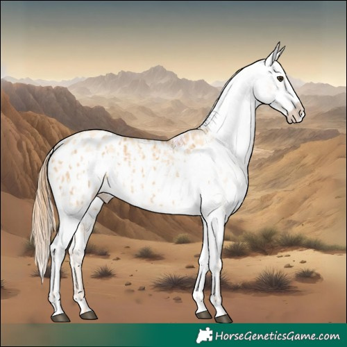 Horse Color:Red Dun Frame Appaloosa and Gold Champagne Dun Frame Appaloosa