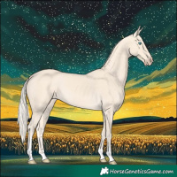 Horse Color:Cremello Tobiano 