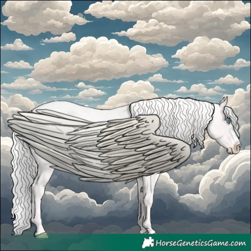 Horse Color:Cremello Roan Splash