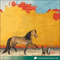 Horse Color:Buckskin 