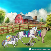 Horse Color:Platinum Buckskin Dun Tobiano Snowflake Varnish