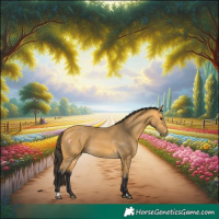 Horse Color:Buckskin 