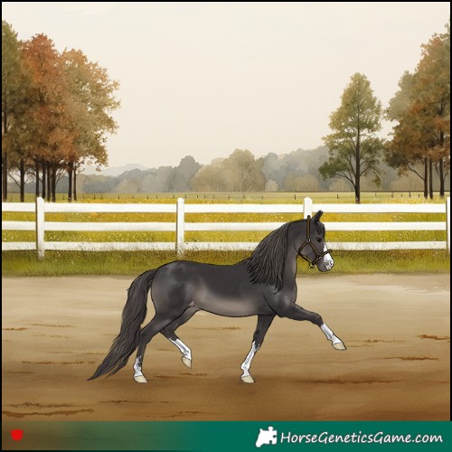 Horse Color:Smoky Black Varnish 