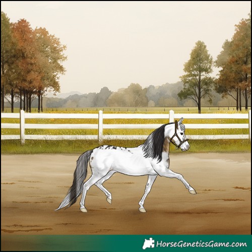 Horse Color:Buckskin Sabino Splash Frame Blanket 