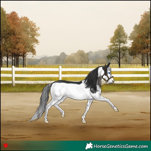 Horse Color:Black Sabino Splash Frame 