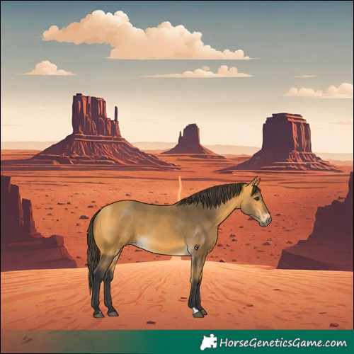 Horse Color:Buckskin 