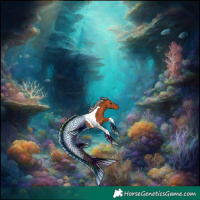 Horse Color:Silver Brown Tobiano 