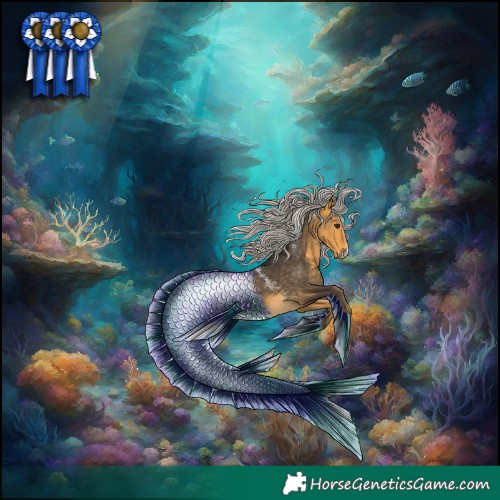 Horse Color:Powder White Silver Buckskin 