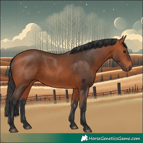 Horse Color:Bay 