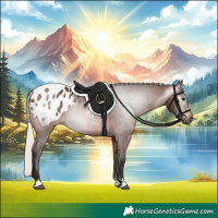 Horse Color:Gray Silver Bay Appaloosa 