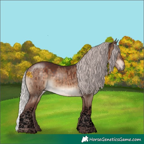 Horse Color:Void Chocolate Silver Brown Dun Tobiano Brindle 