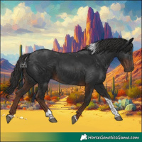 Horse Color:Liver Chestnut Tobiano 