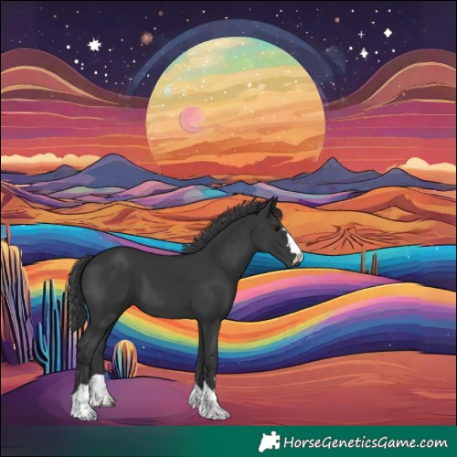 Horse Color:Black 
