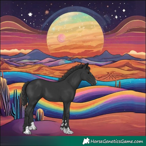 Horse Color:Black 
