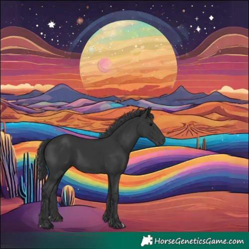 Horse Color:Black 