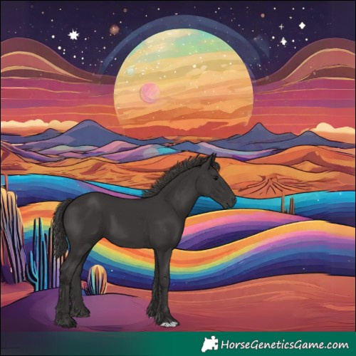 Horse Color:Smoky Black 
