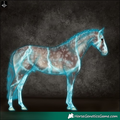 Horse Color:Thunderstruck Chocolate Blue Onyx Ice 