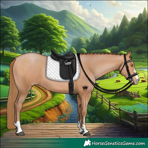 Horse Color:Brown Pearl 