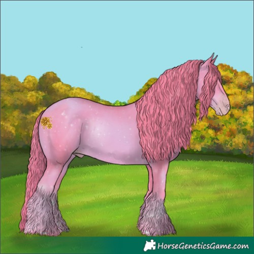 Horse Color:Watercolor Gold Champagne 