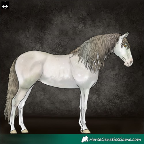 Horse Color:Watercolor Smoky Blue Onyx Pearl Sabino 