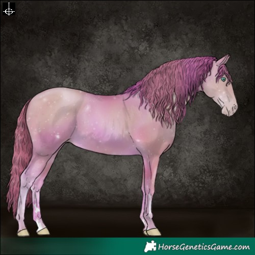 Horse Color:Watercolor Smoky Black Pearl 