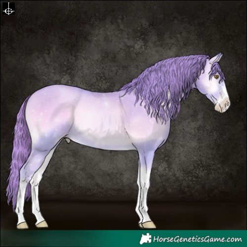 Horse Color:Watercolor Smoky Blue Onyx Pearl Sabino Tobiano 