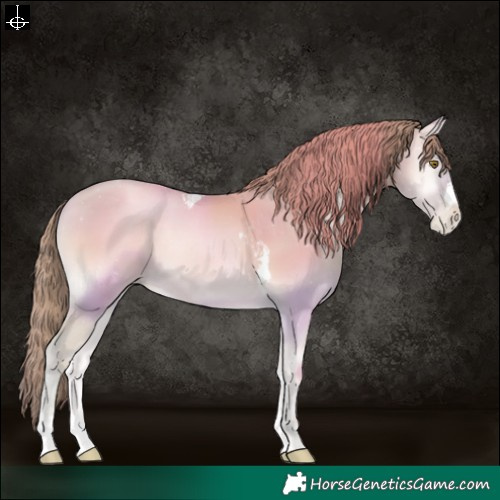Horse Color:Watercolor Smoky Blue Onyx Pearl Sabino Tobiano 