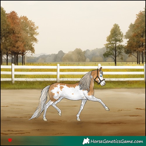 Horse Color:Palomino Splash Frame 