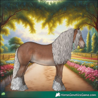 Horse Color:Silver Black 
