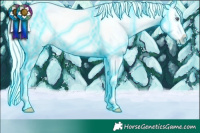 Horse Color:Thunderstruck Liver Chestnut Chinchilla Mushroom Splash Tobiano Blanket Rabicano 