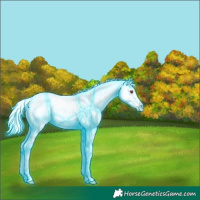 Horse Color:Thunderstruck Liver Chestnut Chinchilla Mushroom Splash Tobiano Rabicano 