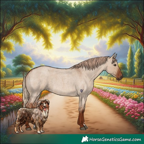 Horse Color:Red Dun Roan 