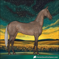 Horse Color:Silver Brown Dun