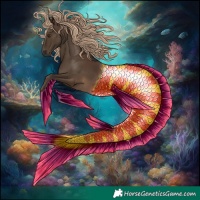 Horse Color:Gray Chocolate Palomino 