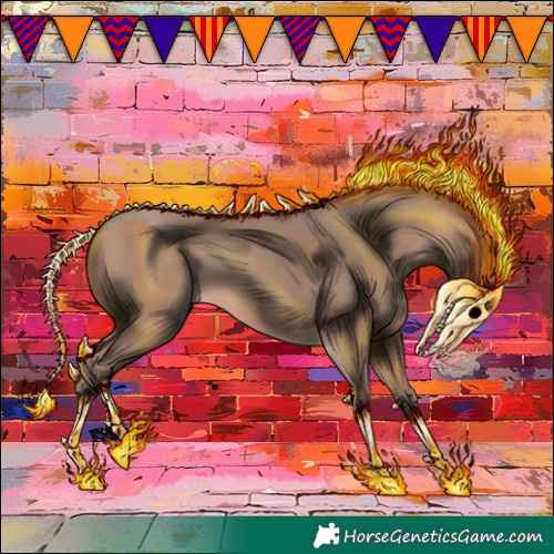 Horse Color:Sable Champagne 