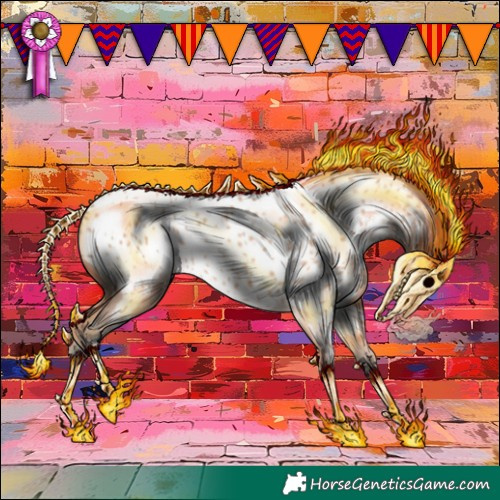 Horse Color:Amber Champagne Near Leopard 