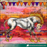 Horse Color:Classic Champagne Near Leopard