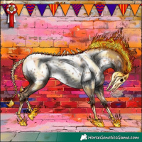 Horse Color:Classic Champagne Appaloosa 