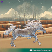 Horse Color:Gray Chocolate Palomino