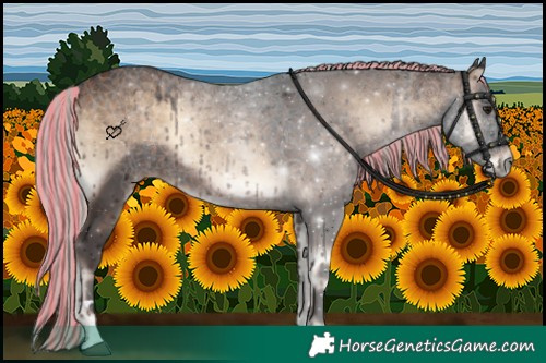 Horse Color:Painted Silver Brown Onyx