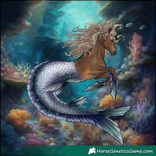 Horse Color:Gray Chocolate Palomino 