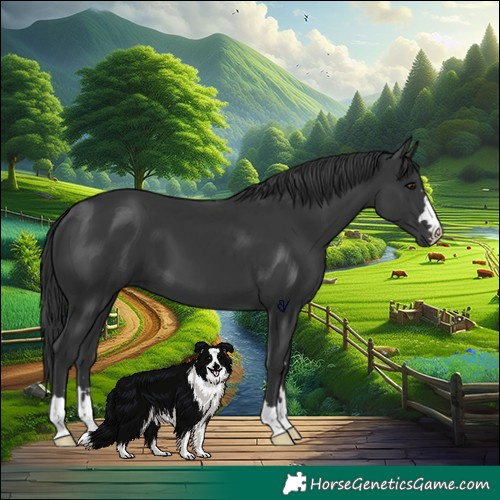 Horse Color:Black 
