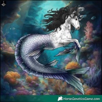 Horse Color:White Spotted Blue Roan Splash Frame Appaloosa 