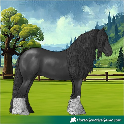 Horse Color:Black 