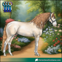 Horse Color:Buckskin Pearl Dun Sabino 