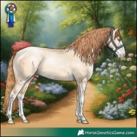 Horse Color:Buckskin Pearl Dun Sabino
