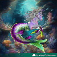 Horse Color:Nacre Watercolor Liver Chestnut Pearl Tobiano Rabicano 