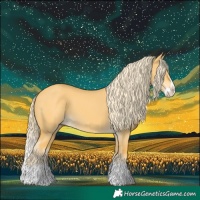 Horse Color:Palomino Dun Splash 